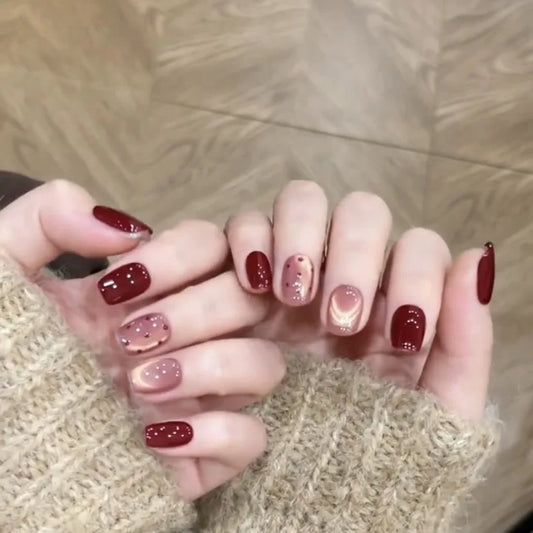 Burgundy Moon Sparkle