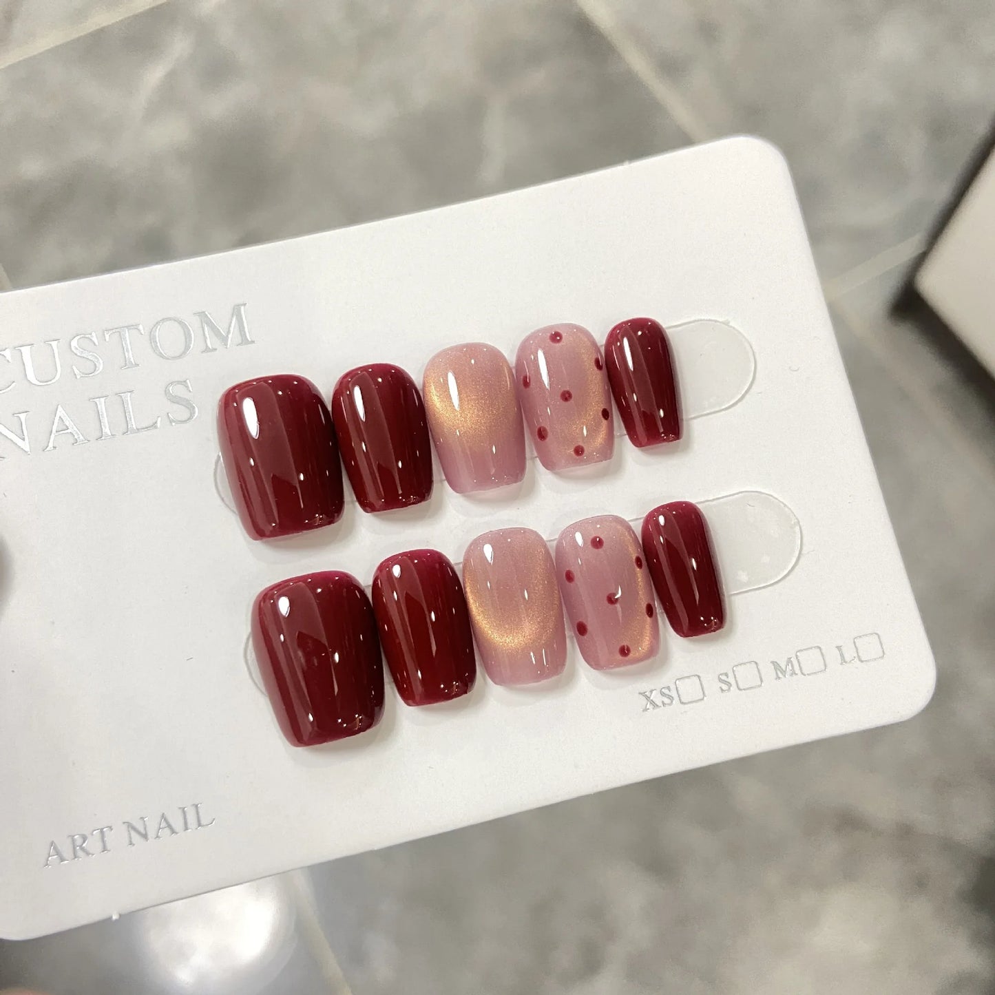 Burgundy Moon Sparkle